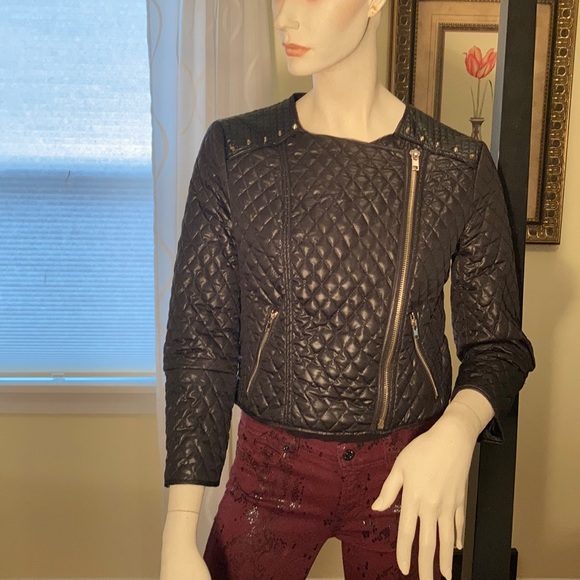 Studded Quilted Jacket - Picture 3 of 12